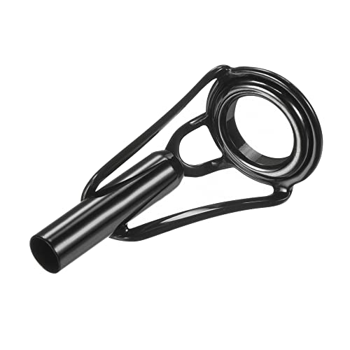 PATIKIL Tube Dia Fishing Rod Tips Repair Kit, Stainless Steel Black Guide Ring for Fishing - size: 3.6mm
