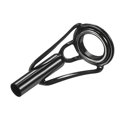 PATIKIL Tube Dia Fishing Rod Tips Repair Kit, Stainless Steel Black Guide Ring for Fishing - size: 3.6mm