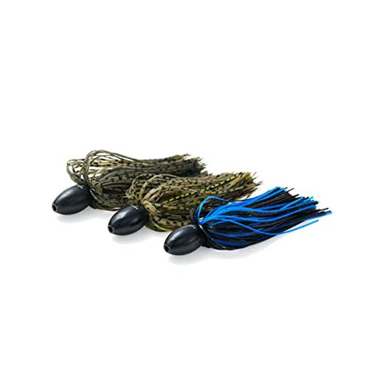 nako. Tungsten Skirted Punch Weights, Fishing Weights, Fishing Sinkers Kit for Punch Rig - color: Dirty Sanchez, size: 3/8 oz 3-piece
