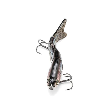 Large Multi Jointed Fishing Lures Bait,Big Giant Fishing Bass Lures,Crankbaits Swimbaits with Treble Hook - color: A3-7.87",4oz