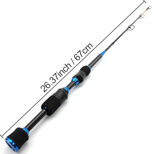 Model YG903 Superhard Winter Ice Fishing Rod 67cm 70g Carbon Heavy Ultrashort Spinning Rod Travel Fishing Tackle Fish Rods