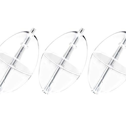 Dr.Fish 10 Pack Fishing Slip Cast Spin Floats Line Float 3 Sizes Fly Fishing Bobbers Oval Floats Bubble Bobber