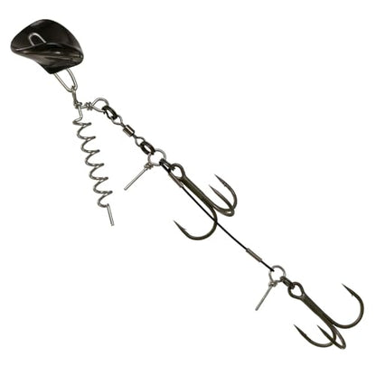 Headbanger RockerHead – Erratic Action Swing Jig Head - color: FireTail, size: 8.5" (4/5 oz)