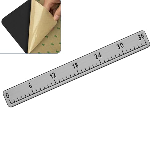 HZshark EVA Foam Fish Measuring Board, Fish Ruler with 3M Self-Adhesive Backing, 36" Fishing Tape Measure for Boats Sailboats Yachts Kayaks - color: Grey, size: 4.5"*36"