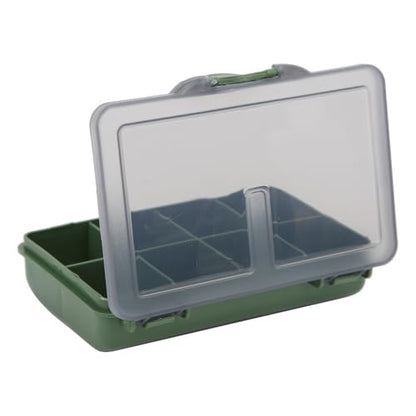 Fishing Tackle Box, Clear Water proof Storage Organizer for Hooks, Lures, Baits, Terminal Tackle and Small Fishing Accessories Use(8 Compartments) - size: 8 Compartments