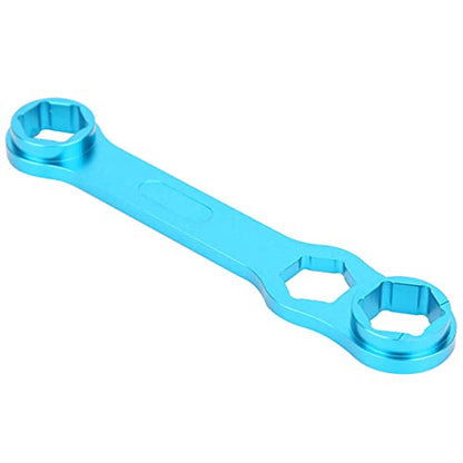 Fishing Reel Tools,Fishing Reel Replacement Parts,Thrust for baitcasting Tool Grease Repair reels Handle Driver Tools nut Track Field DIY Casting Fishing Reel Wrench Blue Aluminium Alloy