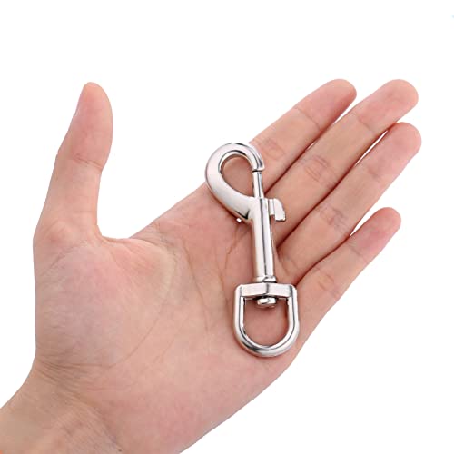 Dog Leash Snap Leash Clip Clasp Swivel Clip Heavy Duty Pet Leashes Clips Key Chain 3 Inch 6 PCS for Linking Pet Collar