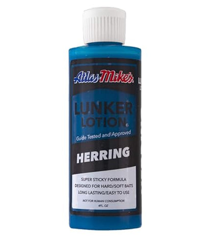 Atlas Mike's Lunker Lotion - color: Herring/Blue, style: Regular