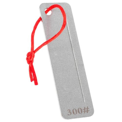 Mini Fish Hook for Fishing Hooks and Knives Sharpener Tool with Diamond-plated Iron Roller Sharpening Stone, Lightweight and Multifunctional for Outdoor Activities and Camping