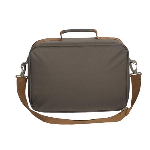 Fly Fishing Reel Case,Shockproof Organizer Bag with Adjustable Dividers, Holds 10 Fly Reels, Protective Travel Gear Bag with Mesh Pocket