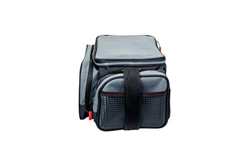 Plano Weekend Series 3600 Tackle Case, Medium, Gray Fabric, Includes 2 Stowaway Utility Storage Boxes for Fishing Baits & Lures, Premium Soft Fishing Storage - color: Grey, style: 3600 Tackle Case