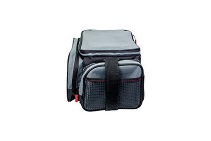 Plano Weekend Series 3600 Tackle Case, Medium, Gray Fabric, Includes 2 Stowaway Utility Storage Boxes for Fishing Baits & Lures, Premium Soft Fishing Storage - color: Grey, style: 3600 Tackle Case
