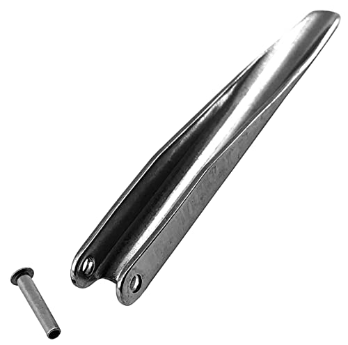 SPEARFISHING WORLD Replacement Stainless Steel Heavy Duty Flopper/Barb for 7mm or 8mm Speargun Spear/Shafts for Spearfishing, Freediving, and Scuba Diving - size: 5/16, style: Single
