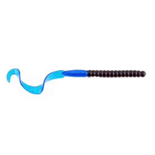 Berkley PowerBait Power Worms Fishing Soft Bait - color: Black/Blue, size: 10" (8 Count)
