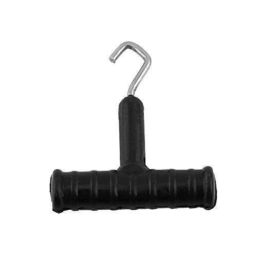 3 Pieces Knot Puller Fishing Lure Rig Tool Accessories Outdoor Fishing (Black) - color: Black