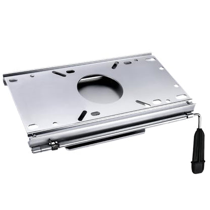Aluminum Fore & AFT Boat Seat Slider,Universal Fit for Most Standard Boat Seat Pedestal Bases 5.3 * 5.3 inch