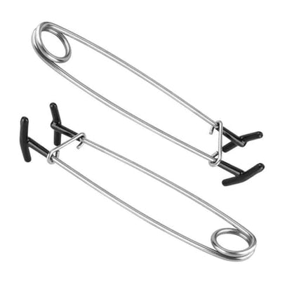 2 Pcs Fish Mouth Spreader Fish Mouth Opener Spring Steel Jaw Retractor Stainless Steel Fish Mouth Hook Remover Jaw Spreader Saltwater Fishing Tool
