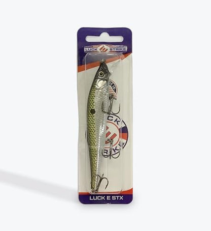 Luck E Strike STX Jerkbait, 4.5 Inch Suspending Hydrodynamic Fishing Lure, Made in The USA - color: Purple Passion
