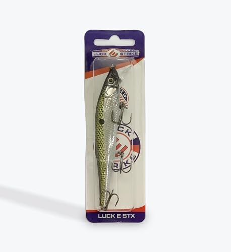Luck E Strike STX Jerkbait, 4.5 Inch Suspending Hydrodynamic Fishing Lure, Made in The USA - color: Purple Passion