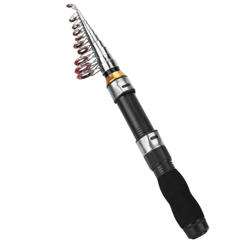 Telescopic Fishing Rod Mini Sea and Ice Fishing Pole Universal Portable Short Pole Ice Fishing Rod Tools for Saltwater Freshwater - size: 2.3m