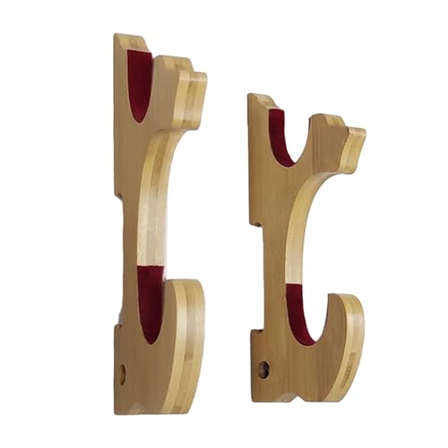 Wall Mounted Display Stand Bamboo Flute Holder Samurai Flute Holder - color: 2 Tier