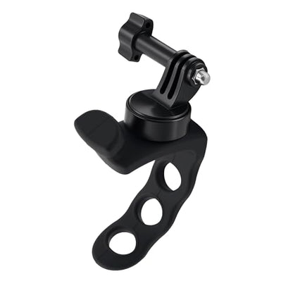 Quick Release 360° Camera Mount Wrap Band, 3‑Hole Adjustable Strap for Bike, Motorcycle Handlebar, Roll Bar, Tube, Pole, Fishing Rod, Ski,Compatible with GoPro, Insta360, DJI Osmo, AKASO, Xtra Muse