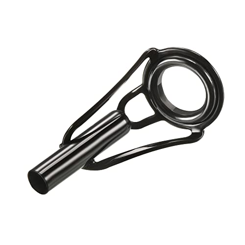 PATIKIL Tube Dia Fishing Rod Tips Repair Kit, Stainless Steel Black Guide Ring for Fishing - size: 3.4mm
