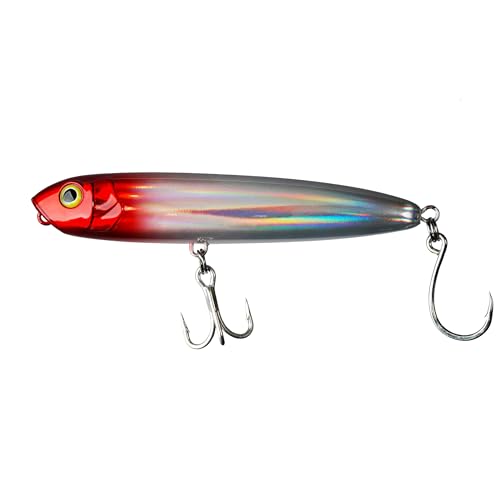 X-Walk™ Topwater Lure - color: Red/Silver, size: 6" | 2oz