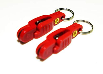 Bimini Lures Pro Snap Weights for trolling - Red Clip - color: Red - 2 Clips per pack