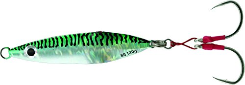 Savage Gear Squish Erratic Fishing Jig - color: Green Mackerel, size: 4 1/2 in - 5 oz