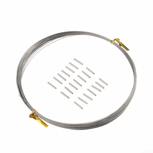 Saltwater Fishing Leader Stainless Steel 10 Meter Wire Spool Bite Proof For Lure Fishing And For Deep-Sea Angling Applications - size: 200 lb