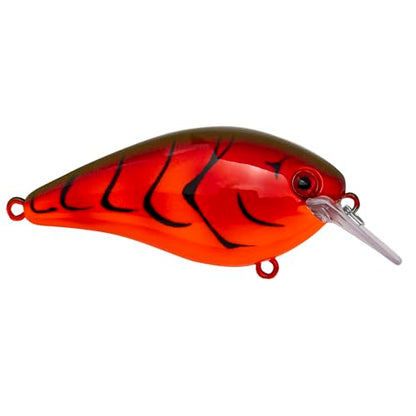 Strike King KVD 1.5 Hard Knock Fishing Lure, 3/8 oz, 3D Lifelike Eyes - color: Fire Craw, size: 3/8oz