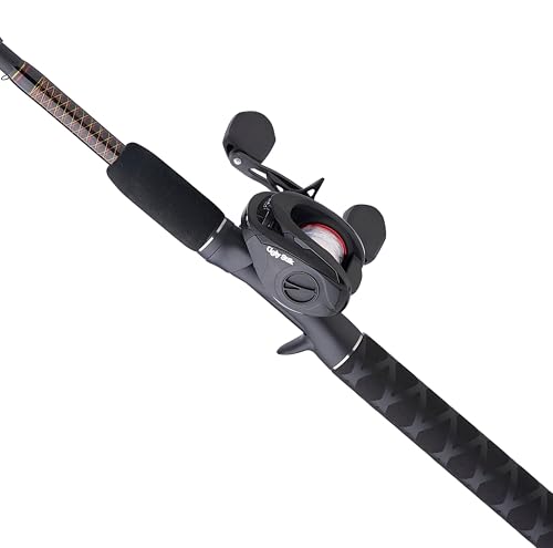 Ugly Stik GX2 Low Profile Baitcast Reel and Fishing Rod Combo - size: 6'6" - Medium - 1pc, style: New Model
