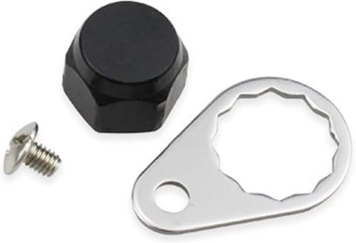 A Set M7 Fishing Reel Screws Nut Caps, Fishing Handle Screw Cap Crank Nuts and Locking Plate Replacement for Left and Right Hand Plate DIY Accessory Replacement Parts