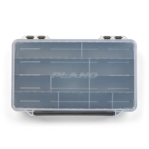 Plano StowAway 3700 Stow Tackle Box, 4 Pack, with Corrosion-Preventive Rustricor, Single Latch Design, Transparent DuraView Lid, Stackable Storage for Fishing Bait, Lures and Gear - size: 3700 4-Pack, style: New Model