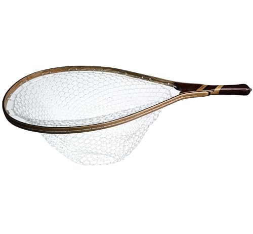 AIRROAD Fly Fishing Landing Net.Gifts for Father - style: Pu-3