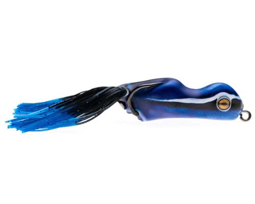 Scum Frog Trophy Series Topwater Bass Fishing Hollow Body Frog Lure with Weedless Hooks - color: Fire Tiger, size: 5/8 Ounce