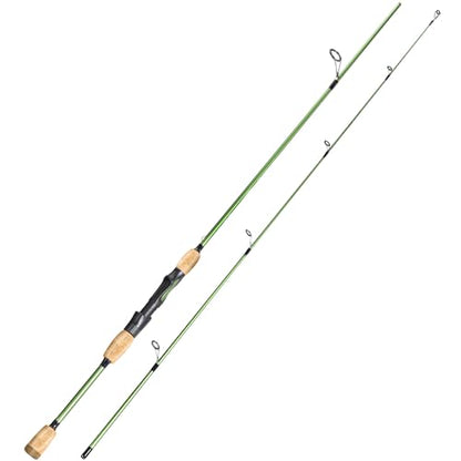 Sougayilang Fishing Rods,24 Ton Carbon Fiber Spinning Rod & Casting Rod Stainless Steel Guides,Lightweight Baitcasting Rod - Two Pieces - color: Spinning, size: 6'0" Medium- Fast- 2piece