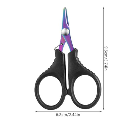 Fishing Braid Scissors, Fishing Pliers Scissor, Fishing Scissor Cutter, Saltwater Resistant Fishing Gear, Fishing Utility Scissor, Scissor Fishing Gadget, Multifunctional Fishing Scissor for Fish