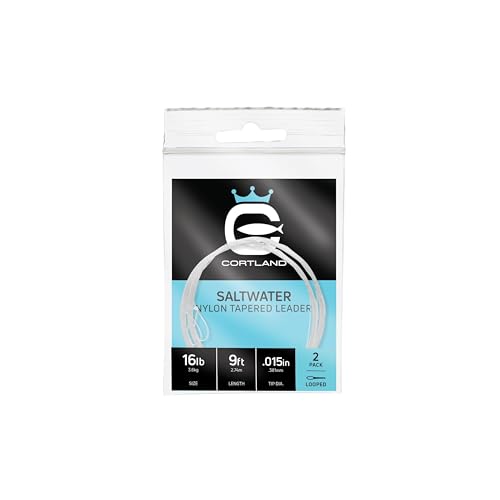 Cortland Saltwater Nylon Tapered Leaders (7.5ft / 8lb)