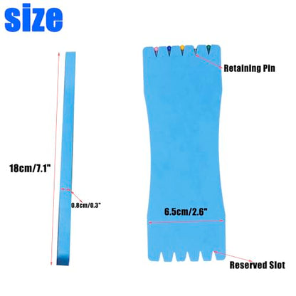 Fishing Leader Line Hook Holder,Fishing Line Foam Board Spool,10pcs Fishing Winding Board with Retaining Pins Accessories