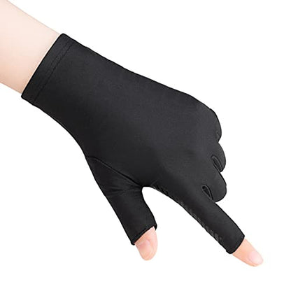 Anti-UV Men Women Fishing Gloves Sunscreen Antiskid Spring Ice Cool Breathable Cycling Sport Gloves Fishing Men Fingerless Sun Protection Fingerless Sunscreen for - color: D