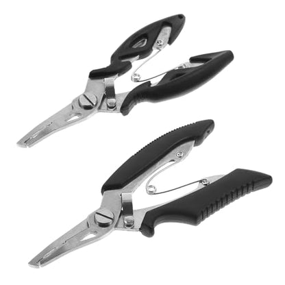 Housoutil 2pcs Fishing Scissors Stainless Steel Scissors Braided Line Cutter Portable Multi- Function Fishing Shear Accessory Daily Use Wire Cutter Daily Use Plier