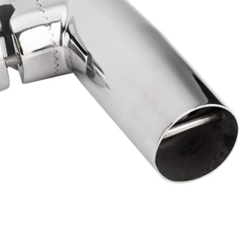YaeMarine 4Pcs Boat Fishing Rod Holder Stainless Tournament Style Clamp on Fishing Rod Holder Rail Mount for Rails 7/8" to 1" or 1" to 1-1/4"