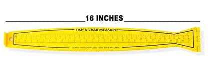 Fish Measuring Board - 32in/80cm Folding Fishing Ruler Lightweight Bump Board - Easy to Read and Portable Crab & Fish Measure Device, Fish Ruler for Boat, Kayak, Yellow - size: 32”/80cm Dual Scale