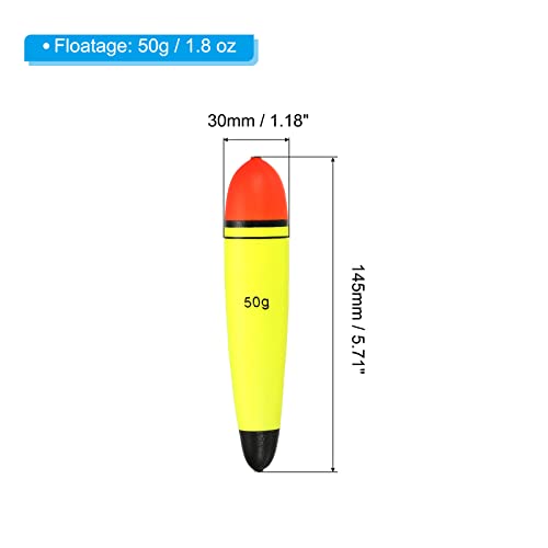 PATIKIL Fishing Slip Bobbers EVA Fishing Float for Saltwater Freshwater Fishing - style: 1.8oz