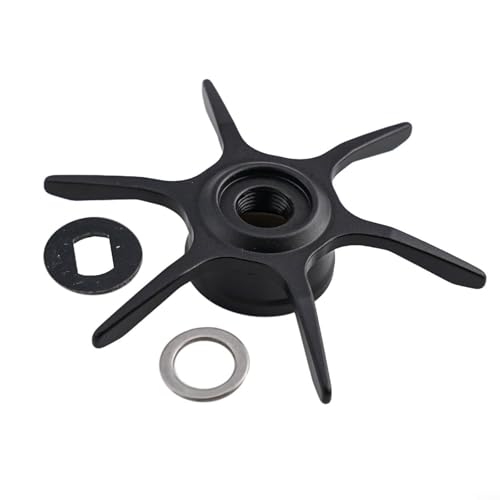 Modified Star Brake For Abu Garcia Max Series B3/B4/P3/P4/P5 Fishing Reel, 6-Star Drag Adjustment Knob, Aluminum Alloy DIY Replacement Part (right hand black) - color: black, size: right hand