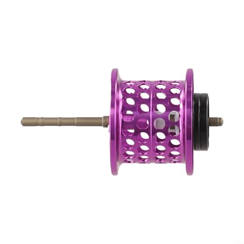 SV Floating Brake Bowl Spool for 24 Tatula 100 Reel, Lightweight Aluminum Alloy Part, Smooth Throwing Upgrade, 1.0 Line Capacity Bass - color: purple