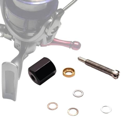 Wire Removal Tool with 4 Metal Gaskets for Fishing Reels, Professional Bea Replacement Kit with 0.1mm and 0.5mm Stainless Steel Washers