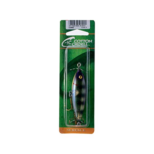 Cotton Cordell Crazy Shad Spinning Topwater Fishing Lure, 3 Inch, 3/8 Ounce - color: Bluegill